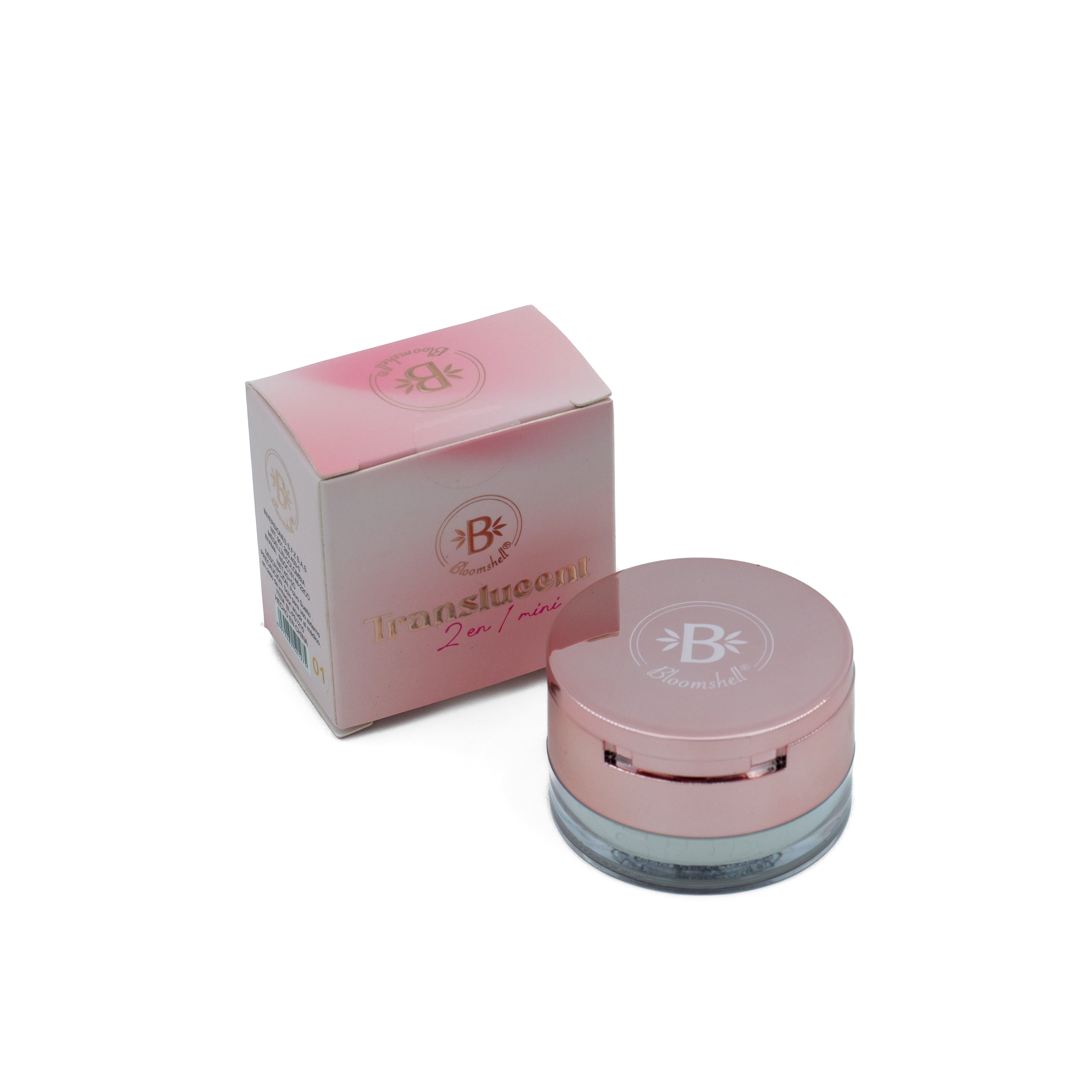 Polvo suelto translucent 2 en 1 mini