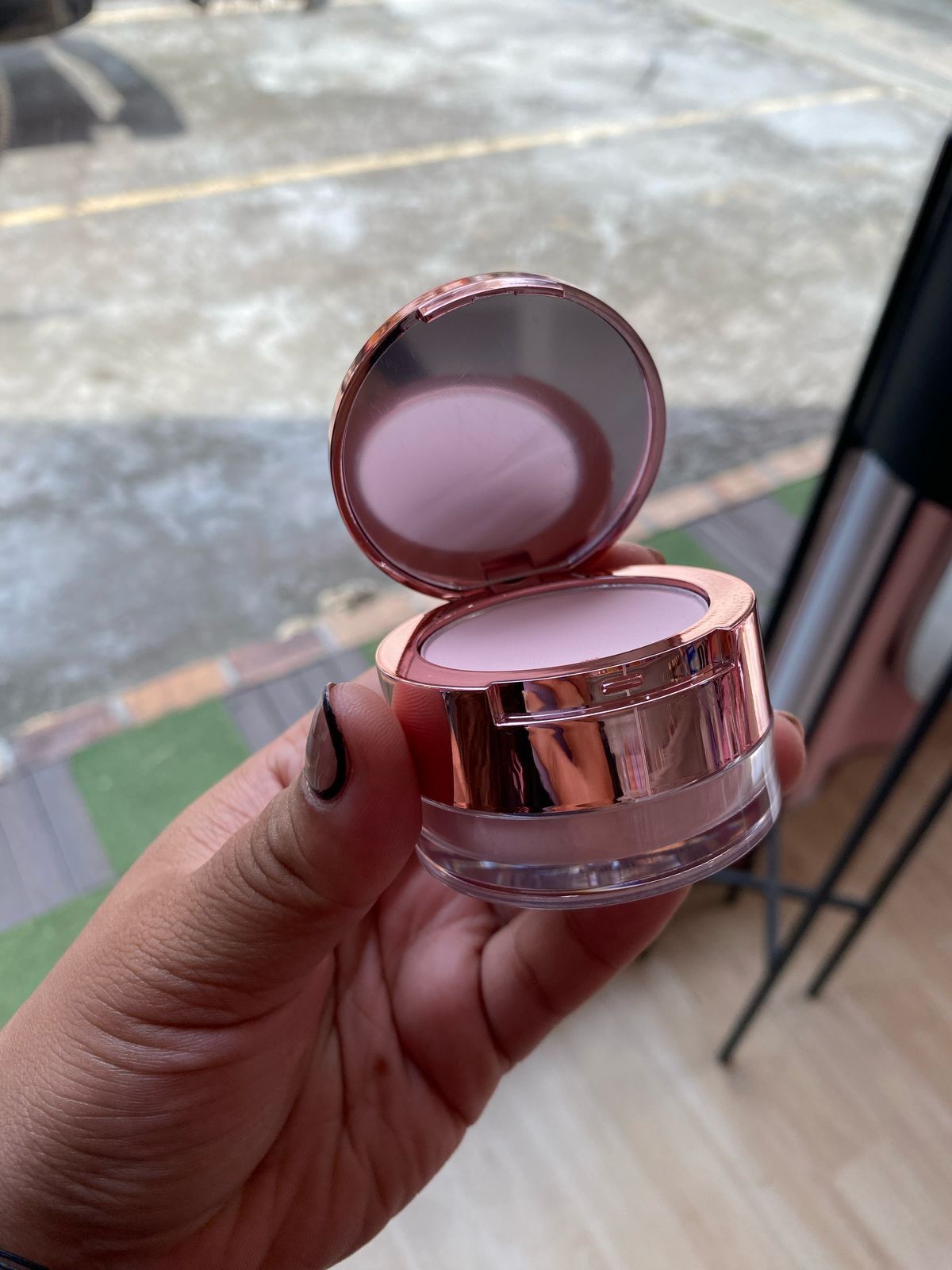 Polvo suelto translucent 2 en 1 mini