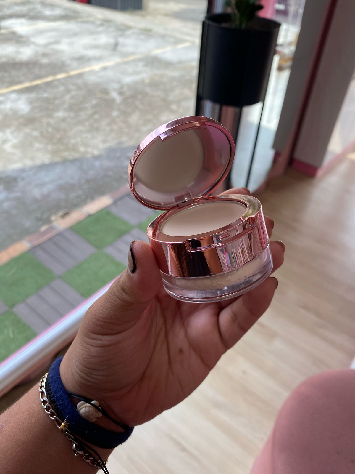 Polvo suelto translucent 2 en 1 mini