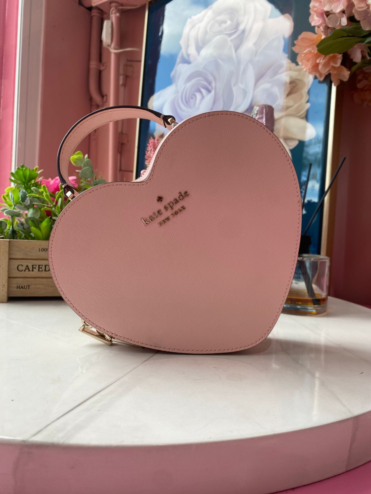 Bolso corazón rosado - Original