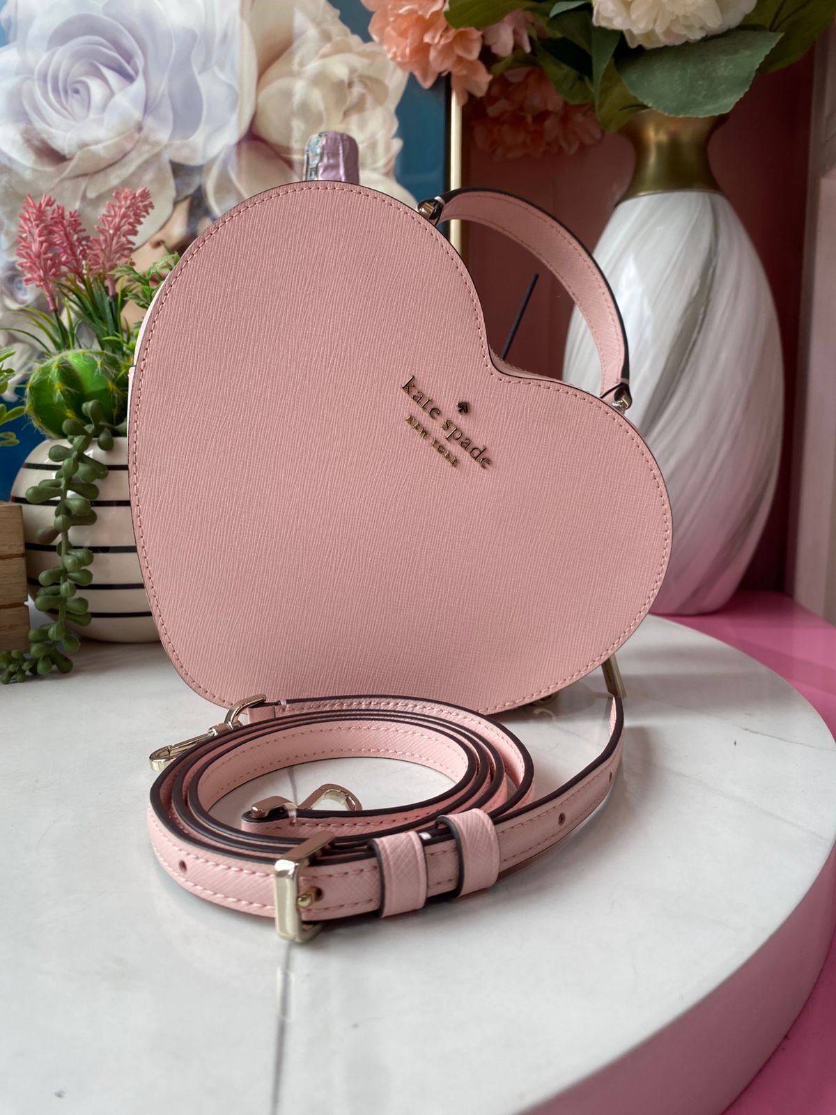 Bolso corazón rosado - Original