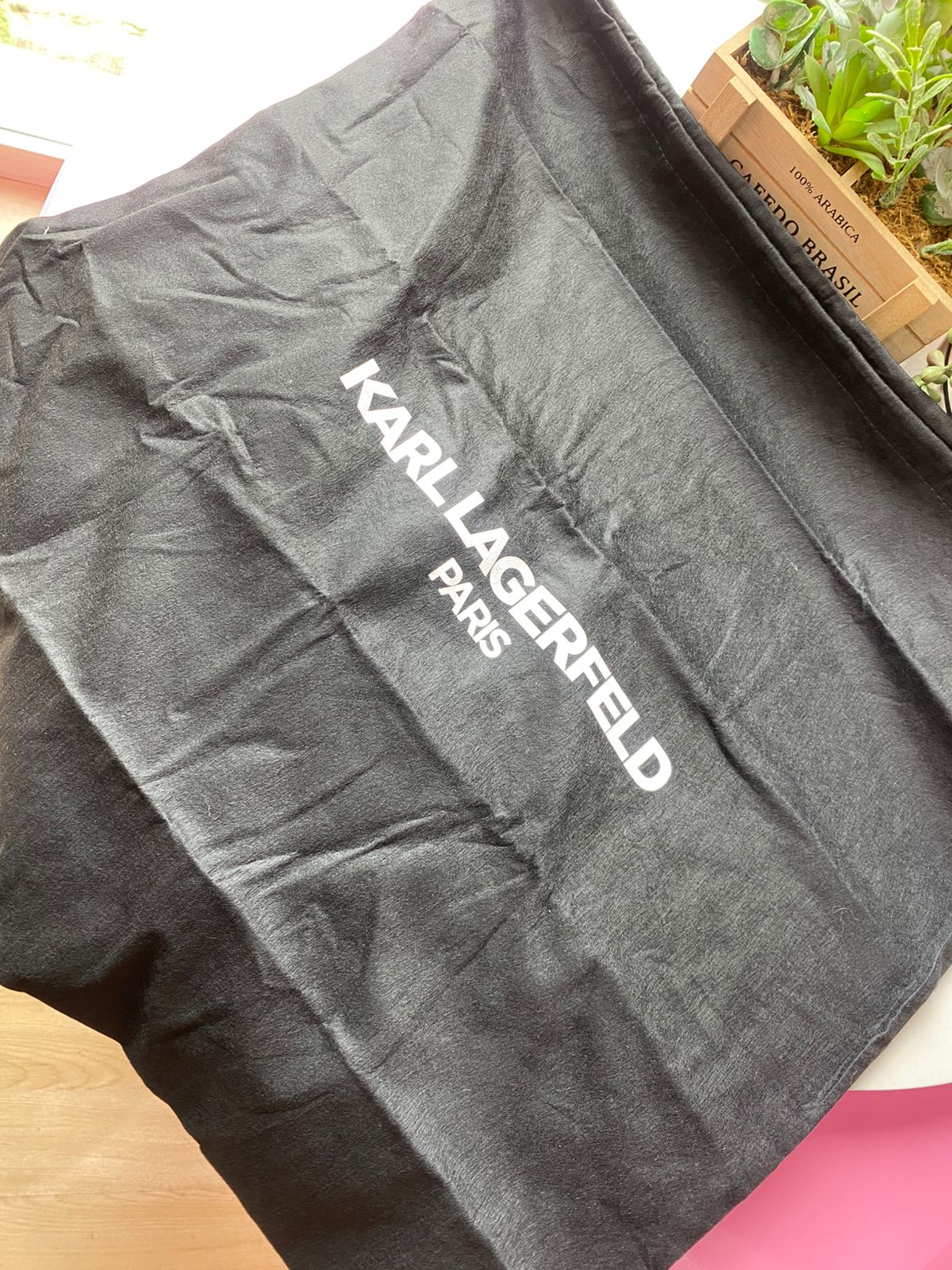 Bolso plateado grande Karl - Original